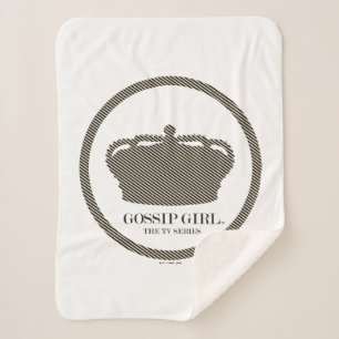 Couverture Sherpa Gossip Girl TV Series Crown Icon