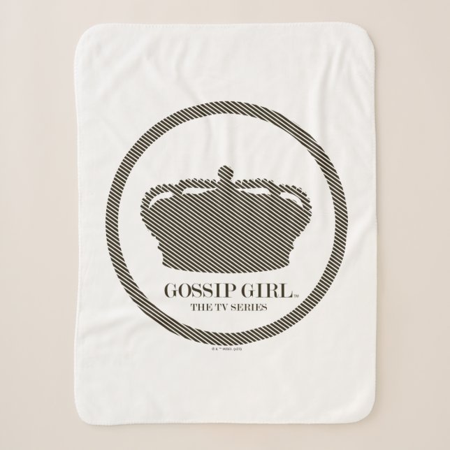 Couverture Sherpa Gossip Girl TV Series Crown Icon (Devant)