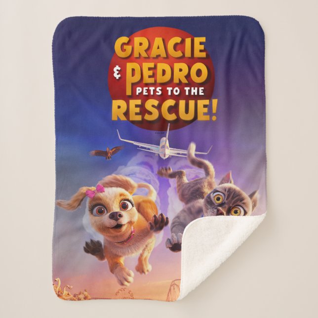 Couverture Sherpa Gracie & Pedro : Animaux de compagnie à la Secourt (Devant)