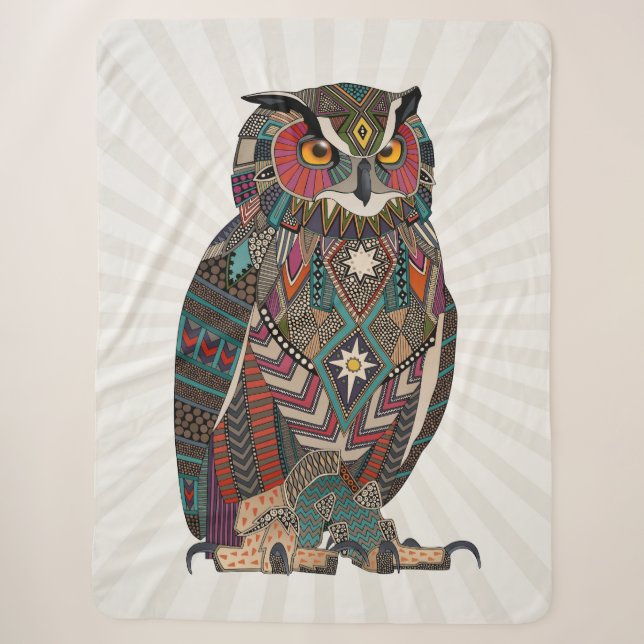 Couverture Sherpa grand-duc (Devant)