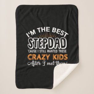 Couverture Sherpa Grandfather Gift   I Am The Best Step Dad