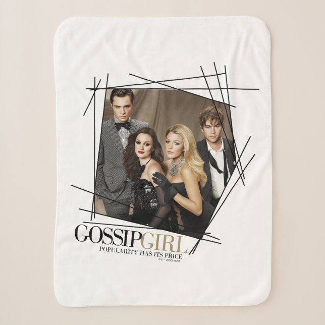 Couverture Sherpa Graphique du groupe de glamour Gossip Girl (Devant)
