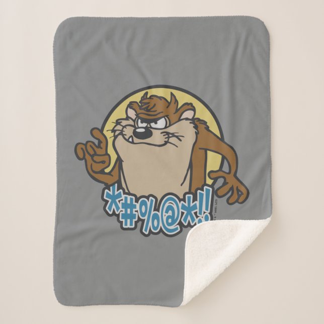 Couverture Sherpa Graphique en cercle extensible TAZ™ (Devant)