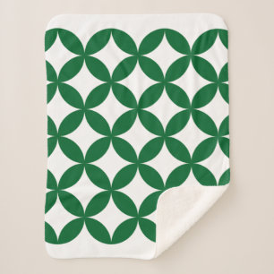 Couverture Sherpa Green Shippo Sherpa Blanket