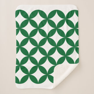Couverture Sherpa Green Shippo Sherpa Blanket