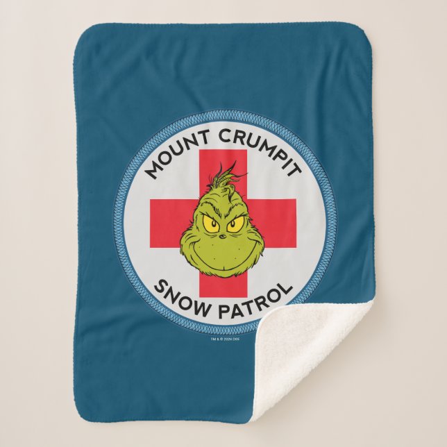 Couverture Sherpa Grille | Patrouille de neige du mont Crumpit (Devant)