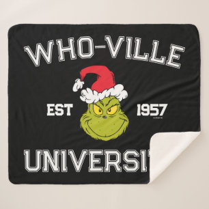 Couverture Sherpa Grille   Who-ville University Est 1957