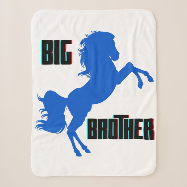 Couverture Sherpa Grother Horse Rearing (Devant)