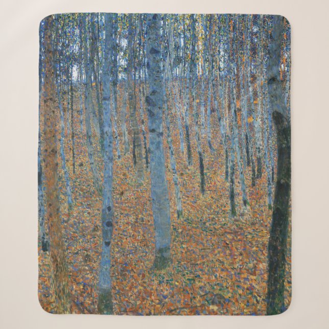 Couverture Sherpa Gustav Klimt Beech (Devant)