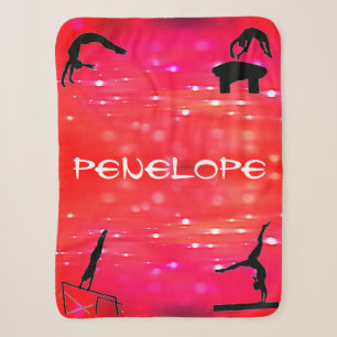 Couverture Sherpa Gymnastique personnalisée Sherpa Blanket