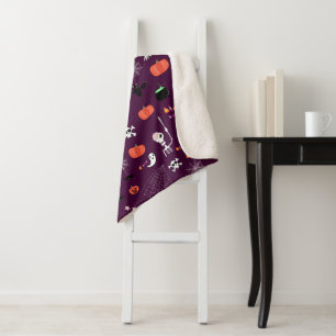Couverture Sherpa Halloween
