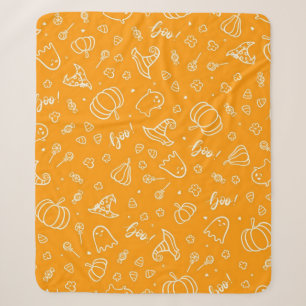 Couverture Sherpa Halloween