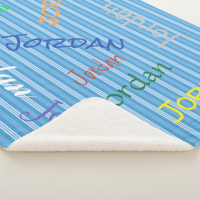 Couverture Sherpa HAMbWG - Fleece la plus douce - Votre nom! (3/4)