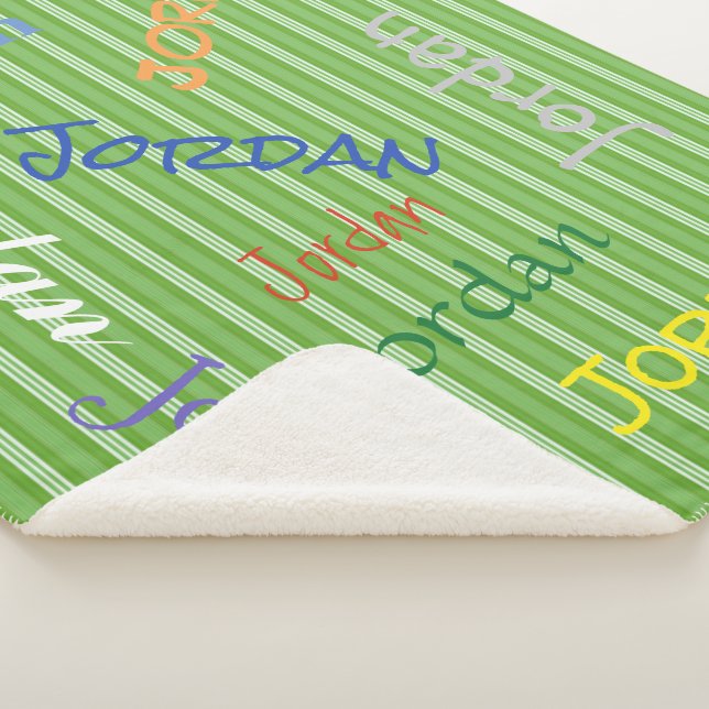 Couverture Sherpa HAMbWG - Fleece la plus douce - Votre nom! (3/4)