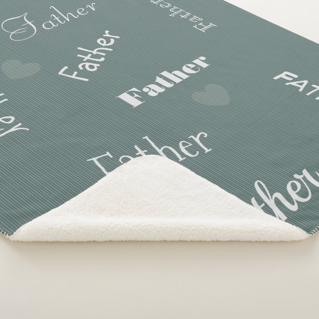 Couverture Sherpa HAMbWG - Fleece la plus douce - Votre nom! (3/4)