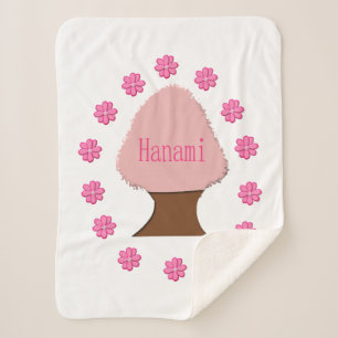 Couverture Sherpa Hanami Cerisier japonais