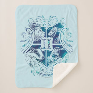 Couverture Sherpa Harry Potter Aguamenti HOGWARTS™ Crest