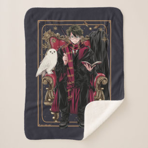 Couverture Sherpa HARRY POTTER™   Anime HARRY POTTER™ assis