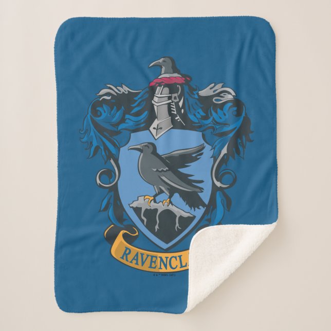 Couverture Sherpa Harry Potter | Blason de la maison Serdaigle (Devant)