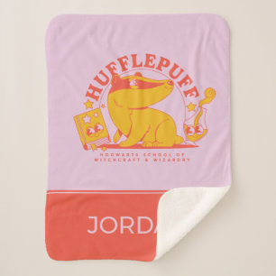 Couverture Sherpa HARRY POTTER™ Cute HUFFLEPUFF™