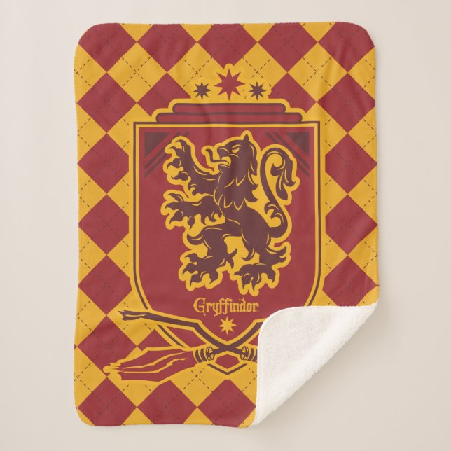 Couverture Sherpa Harry Potter | Gryffindor QUIDDITCH™ Crest (Devant)