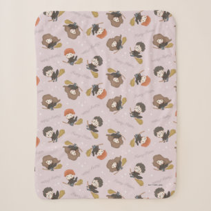 Couverture Sherpa HARRY POTTER™, Hermione & Ron Flying Motif