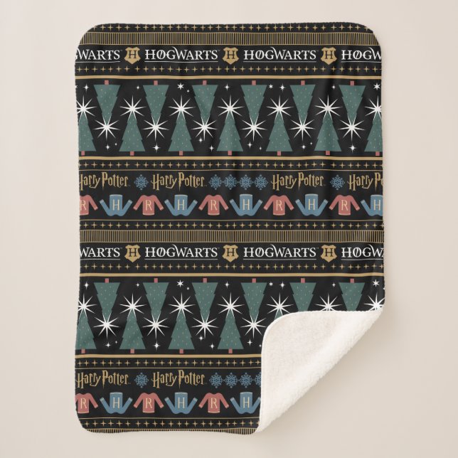 Couverture Sherpa HARRY POTTER™ Motif de sueur de vacances (Devant)