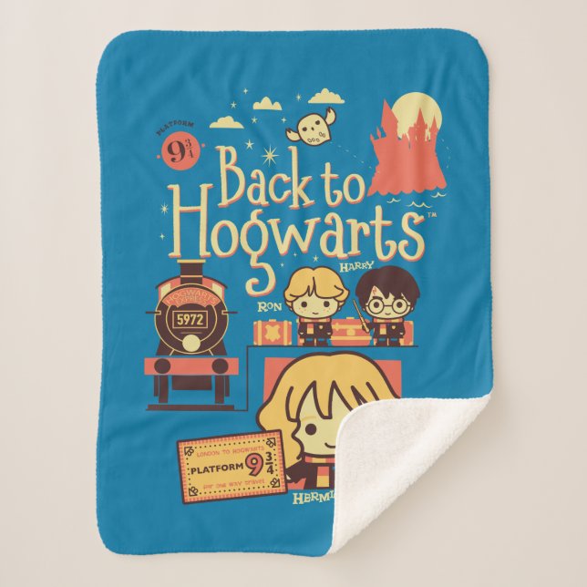 COUVERTURE SHERPA HARRY POTTER™ | RETOUR À HOGWARTS™ (Devant)