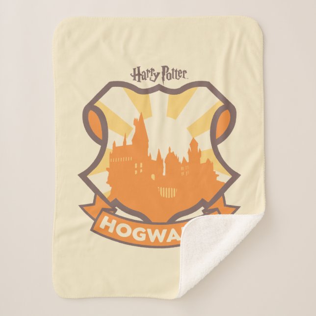 Couverture Sherpa HARRY POTTER™ | Summer Magic HOGWARTS™ Crest (Devant)