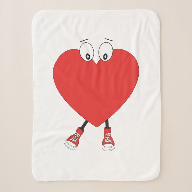 Couverture Sherpa Heart Shape (Devant)