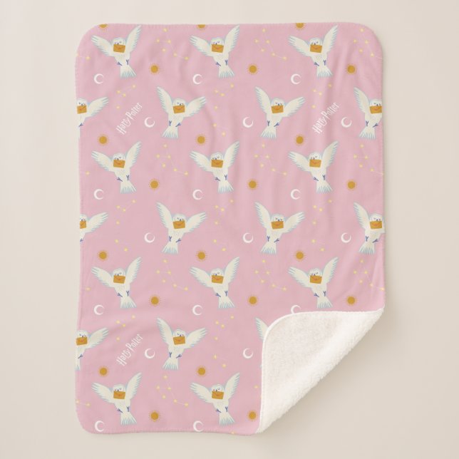 Couverture Sherpa Hedwig Rose Solstice Pattern (Devant)