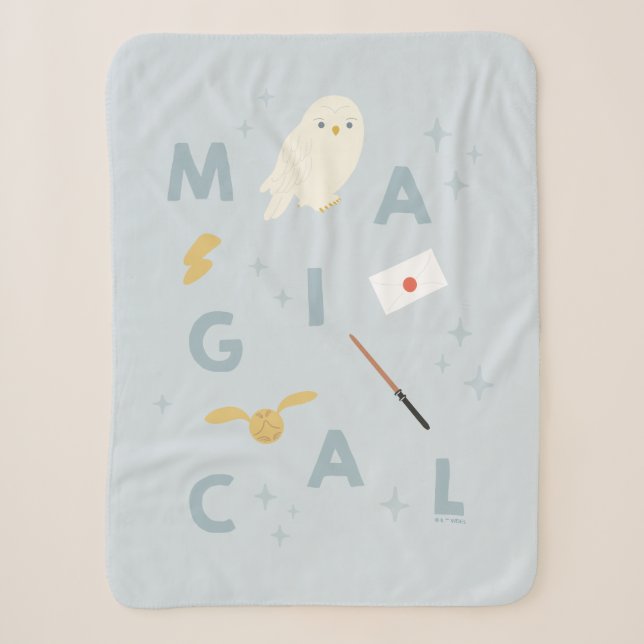 Couverture Sherpa Hedwigh "magique" typographie graphique (Devant)