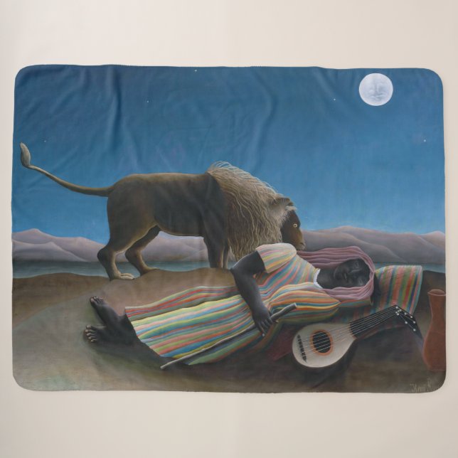 Couverture Sherpa Henri Rousseau - Les Tziganes qui dorment (Devant (Horizontal))