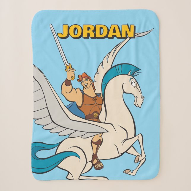Couverture Sherpa Hercules Riding Pegasus Sherpa Blanket (Devant)
