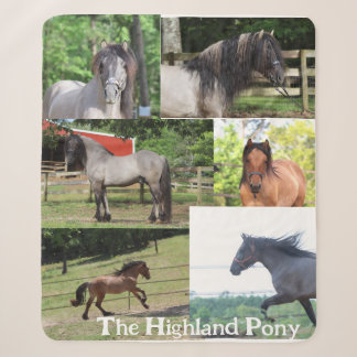 Couverture Sherpa Highland Pony Blanket