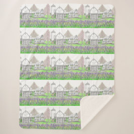Couverture Sherpa Hilltop Farm Sherpa Blanket