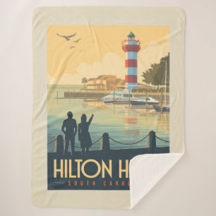 Couverture Sherpa Hilton Head   Caroline du Sud