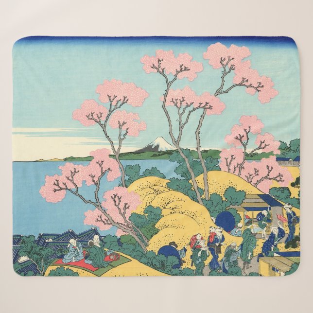Couverture Sherpa Hokusai Fuji de Gotenyama sur le Tōkaidō (Devant (Horizontal))
