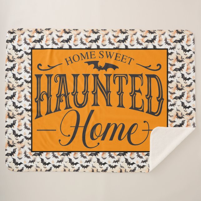 Couverture Sherpa Home sweet haunted home (Devant (Horizontal))