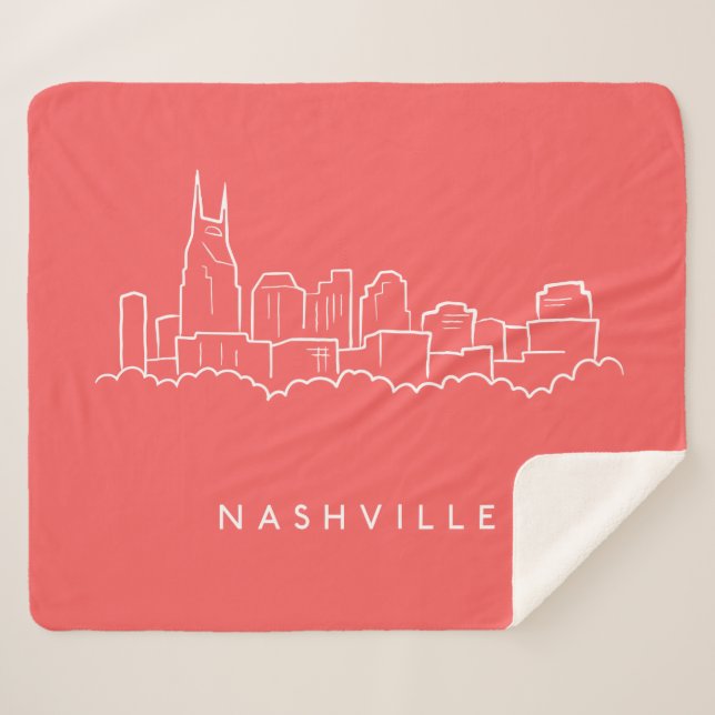 Couverture Sherpa Horizon de Nashville (Devant (Horizontal))