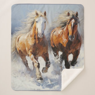 Couverture Sherpa Horse