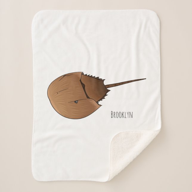 Couverture Sherpa Horseshoe crab (Devant)