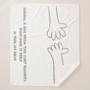 Couverture Sherpa Hug Blanket - mon BBO