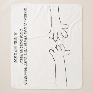 Couverture Sherpa Hug Blanket - mon BBO