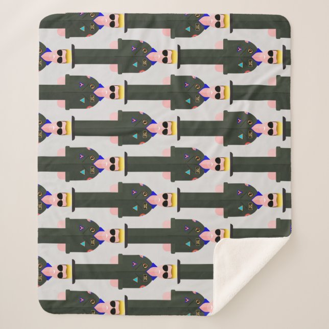 Couverture Sherpa Iceman – Patterned Sherpa Blanket (Devant)