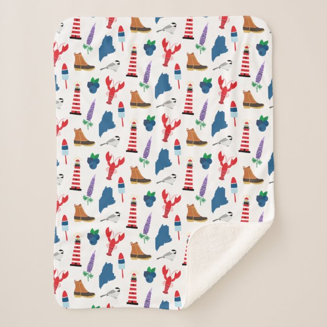 Couverture Sherpa Icônes du Maine (Devant)