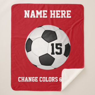 Couverture Sherpa Idées Cadeaux De Soirée Personnalisées De Soccer S