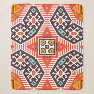 Couverture Sherpa Ikat Aztec : Textes à rayures ethniques