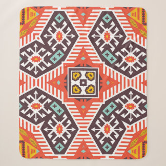 Couverture Sherpa Ikat Aztec : Textes à rayures ethniques