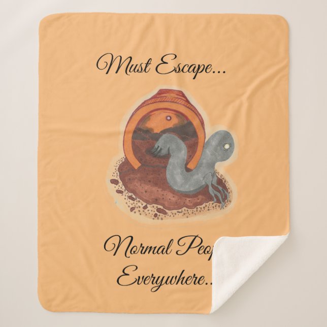 Couverture Sherpa Il faut s'échapper... La créature pointillée (Devant)